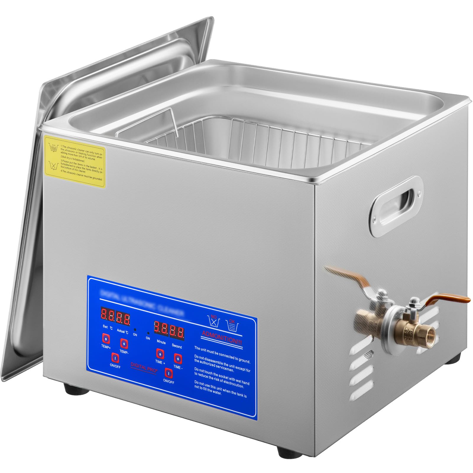 Ultrasonic Parts Cleaner DSA70SE-GL2 3L | Heated, Dual Frequency